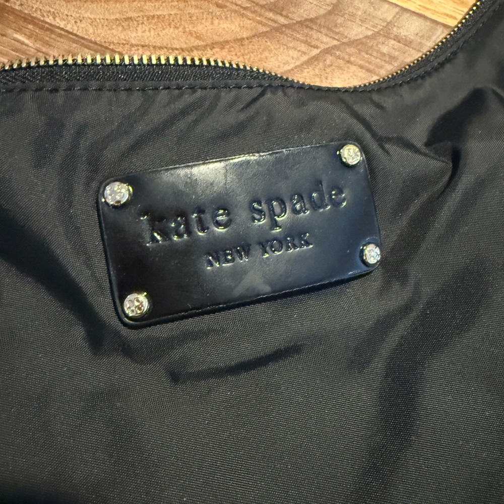 Kate Spade Black nylon shoulder bag!! ππππ - Picture 2 of 11